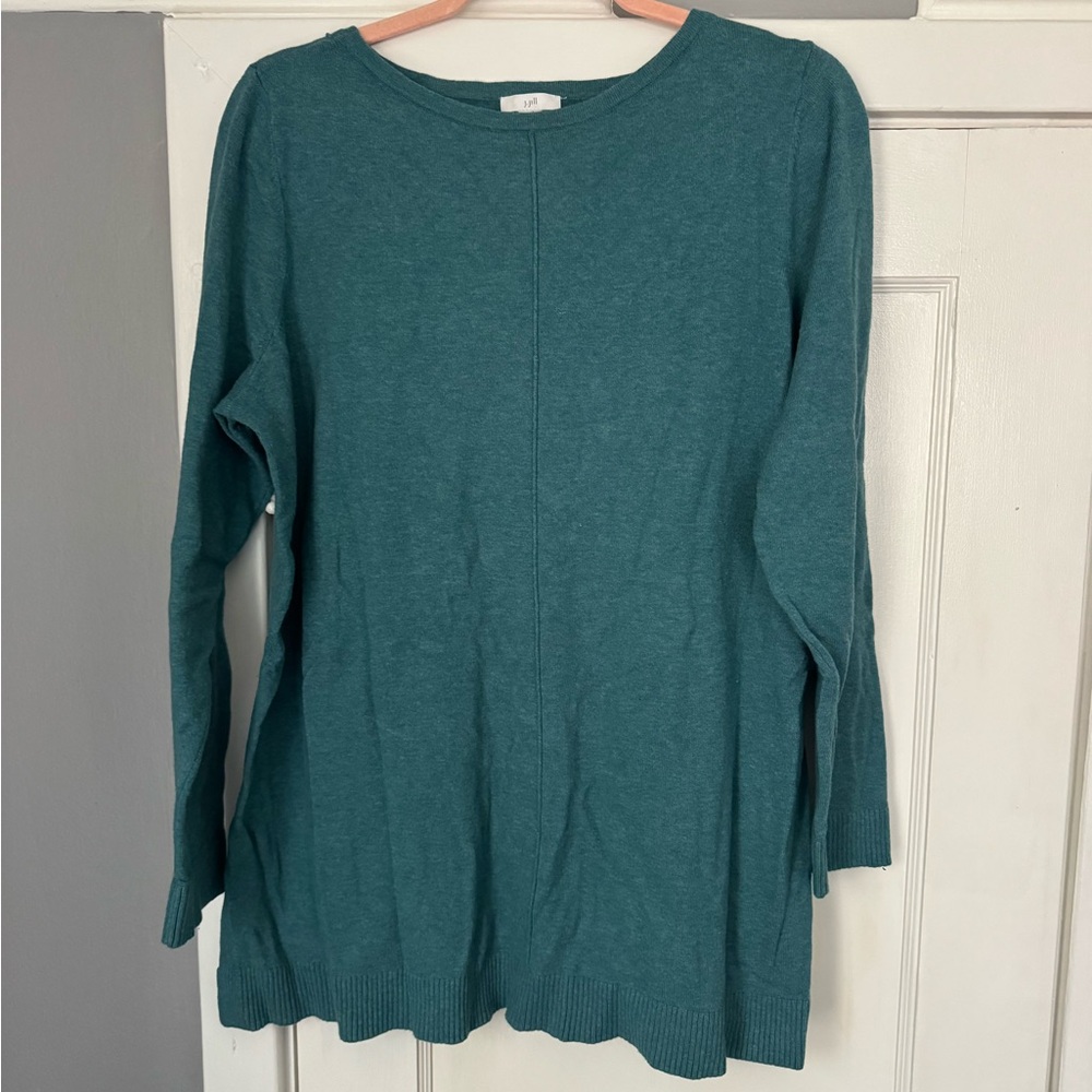 J. Jill Teal Long Sleeve Women's Sweater